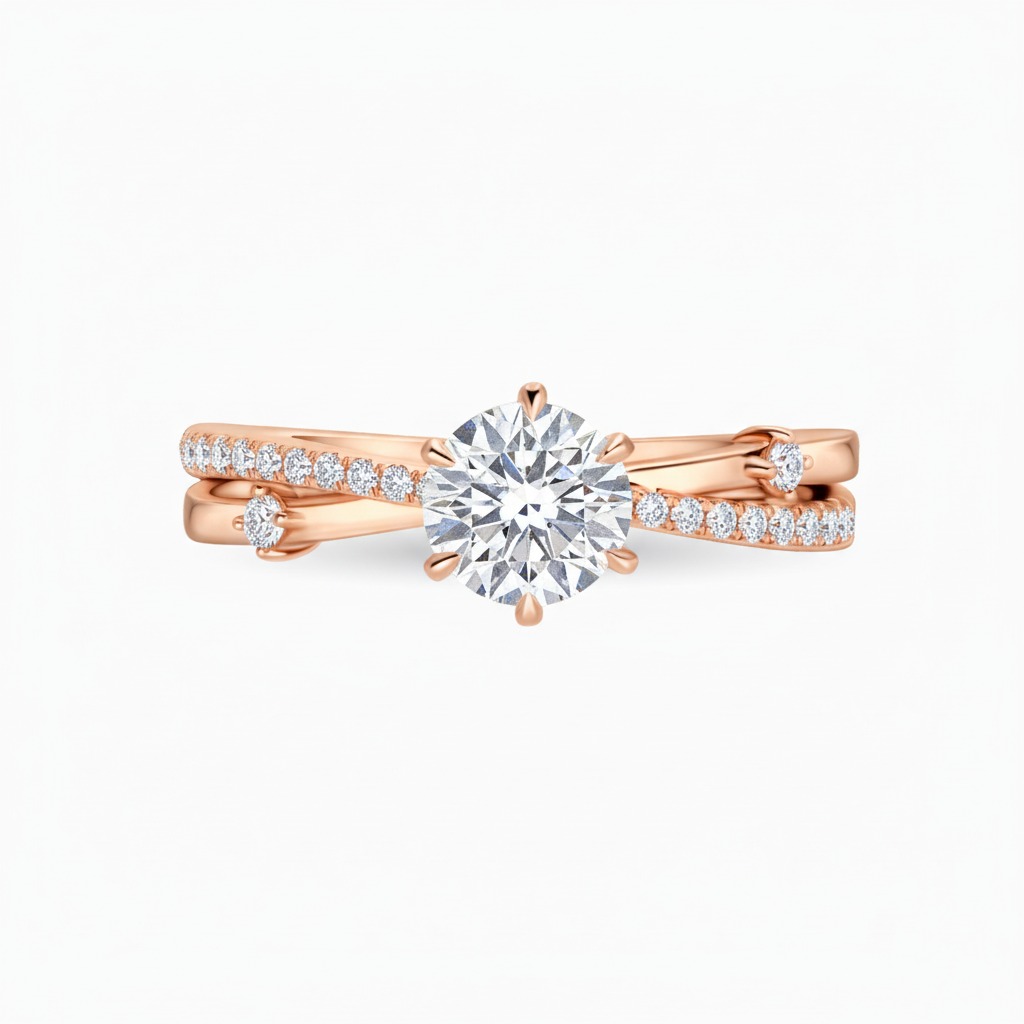 Astra - Starlight-Inspired Split Shank Engagement Ring | Lavin New York ...